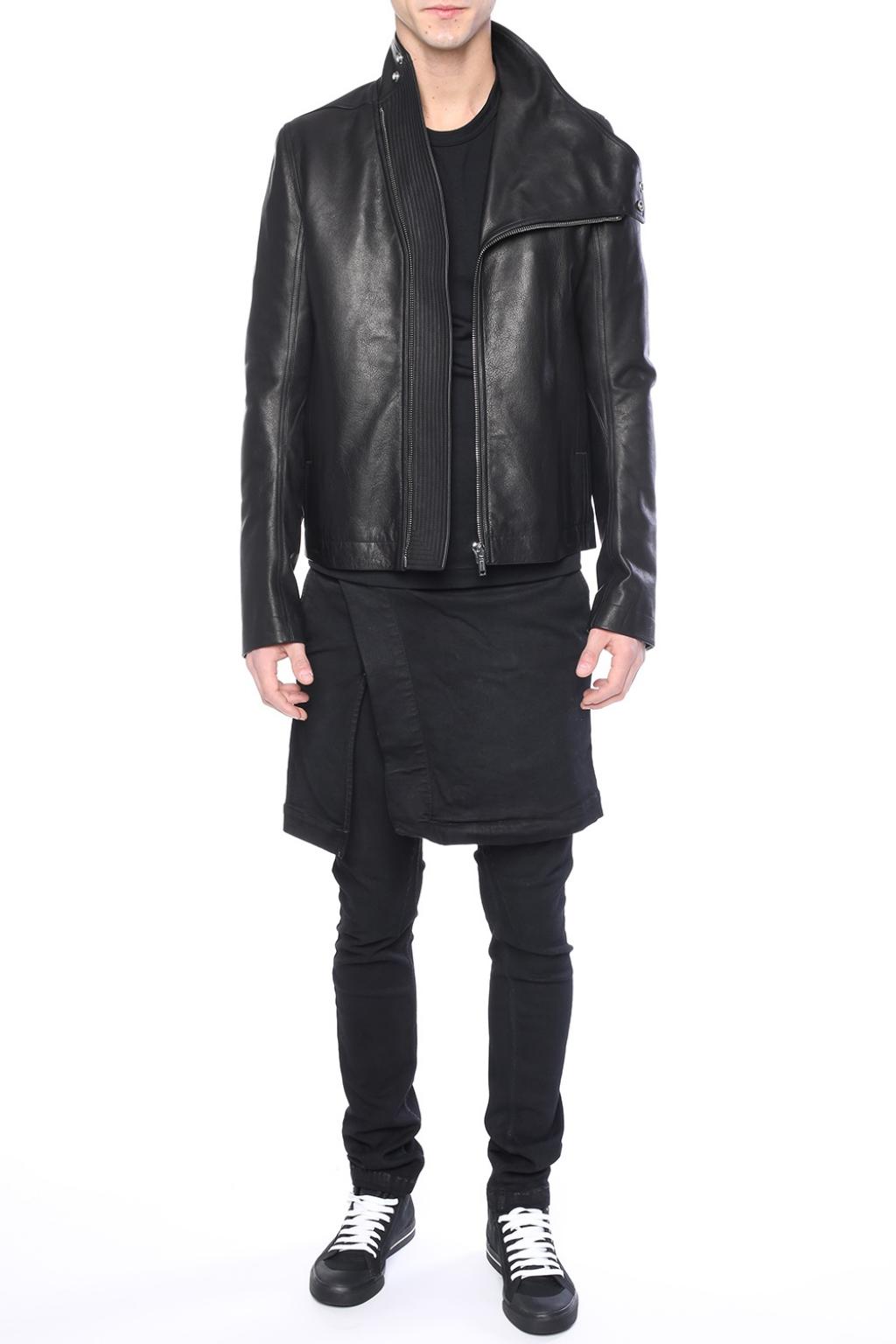 rick owens asymmetric jacket